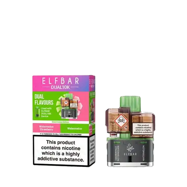 Elf Bar Dual 10K Prefilled Vape Pods + Refill Containers