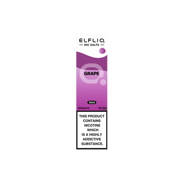 Elf Bar ElfLiq Grape Nic Salt E-Liquid