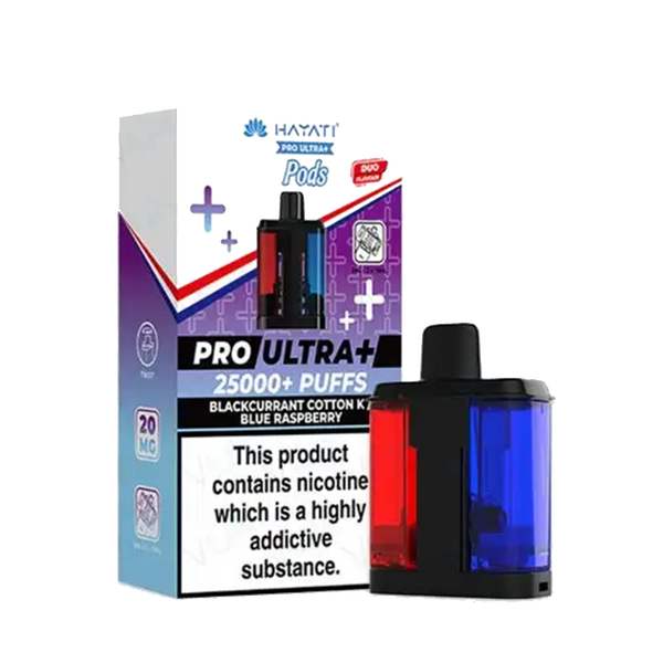 Hayati Pro Ultra Plus 25000 Prefilled Pod + Refill Containers