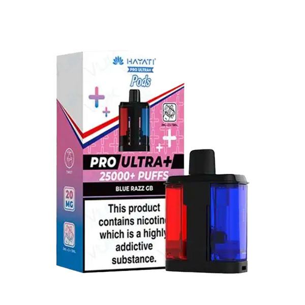 Hayati Pro Ultra Plus 25000 Prefilled Pod + Refill Containers