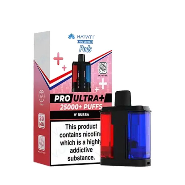 Hayati Pro Ultra Plus 25000 Prefilled Pod + Refill Containers