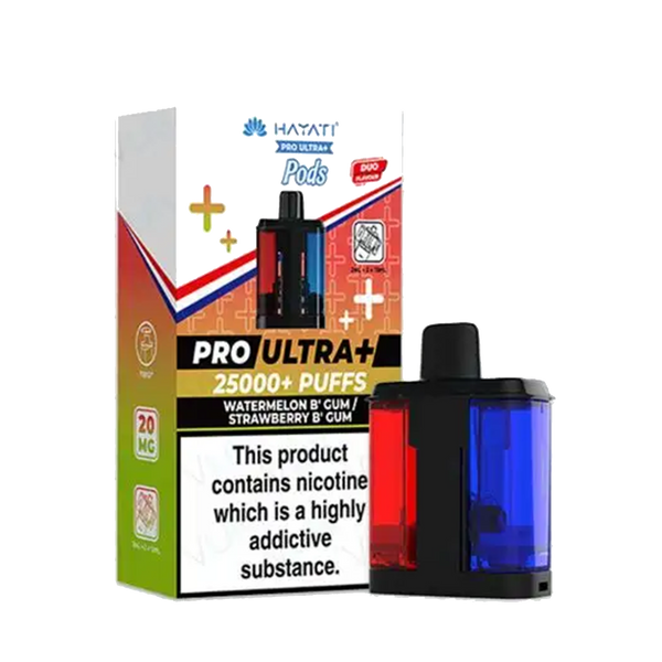 Hayati Pro Ultra Plus 25000 Prefilled Pod + Refill Containers