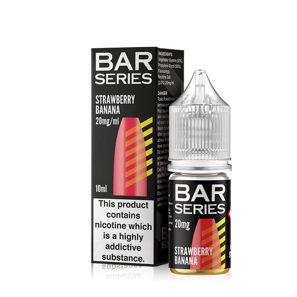 Bar Series Nic Salts 10ml - Strawberry Banana