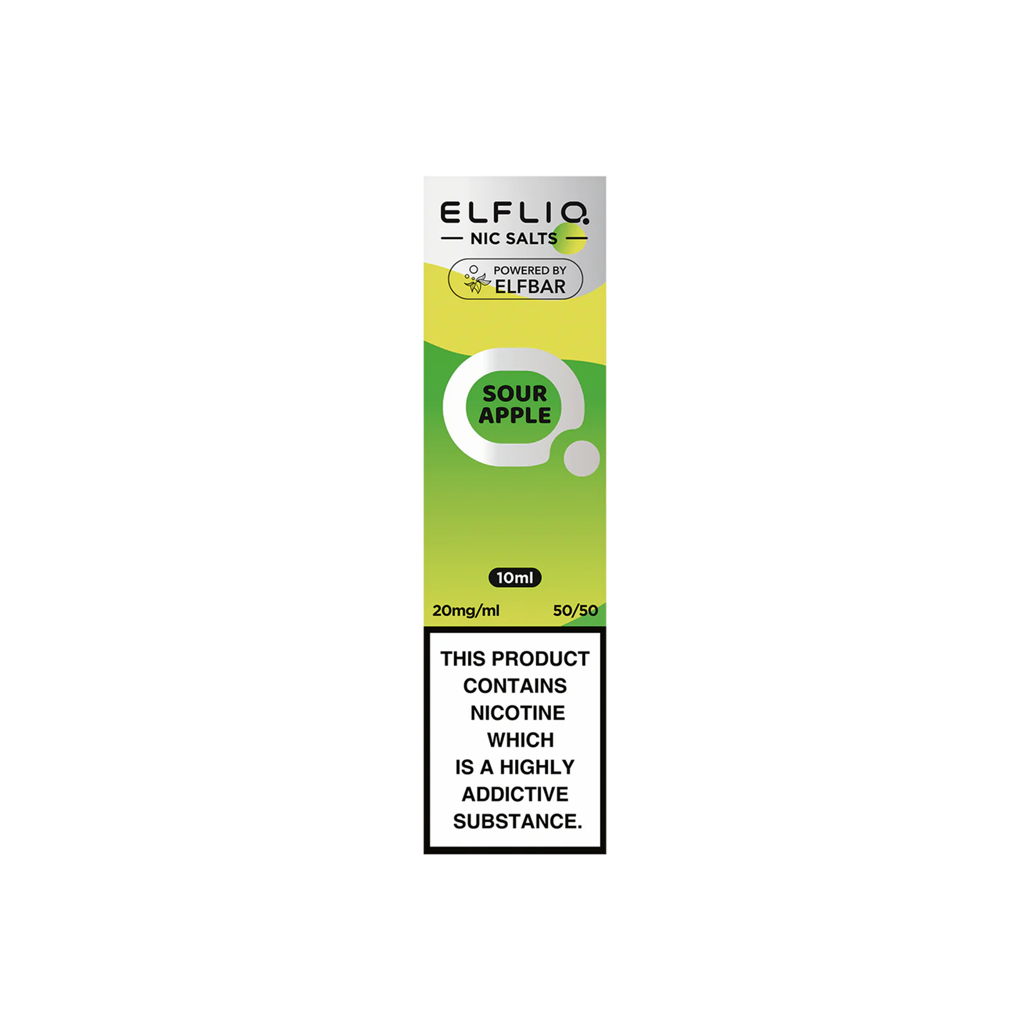 Elf Bar ElfLiq Sour Apple Nic Salt E-Liquid VuiceVapes Elf Bar ElfLiq Sour Apple Nic Salt E-Liquid VuiceVapes