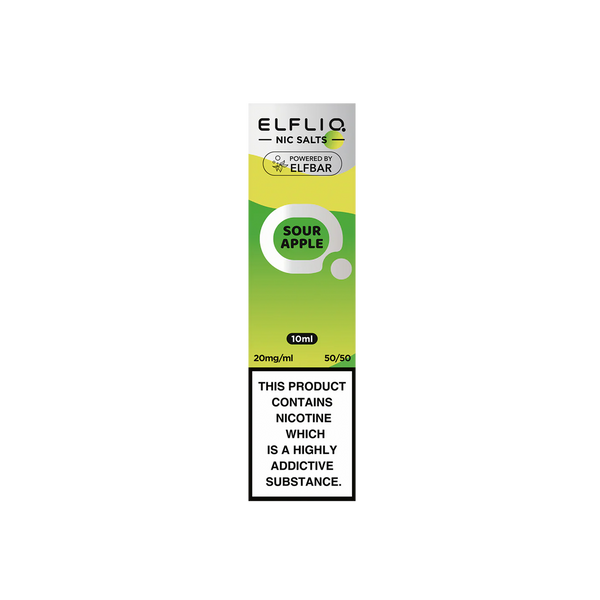 Elf Bar ElfLiq Sour Apple Nic Salt E-Liquid