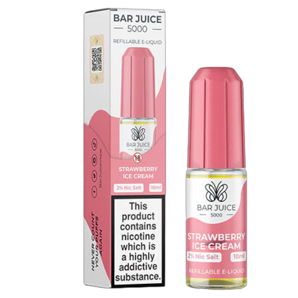 Bar Juice 5000 - Elf Bar Flavours 10ml - Strawberry Ice Cream