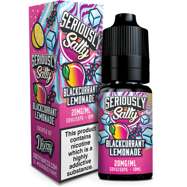 Seriously Salty Blackcurrant Lemonade Nic Salt E-Liquid