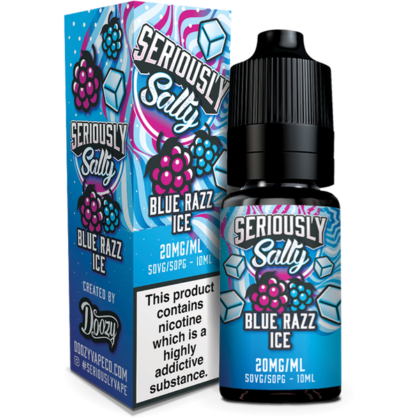 Seriously Salty Blue Razz Ice Nic Salt E-Liquid