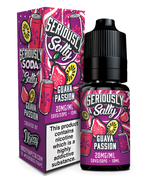 Seriously Salty Soda 10ml - Guava Passion