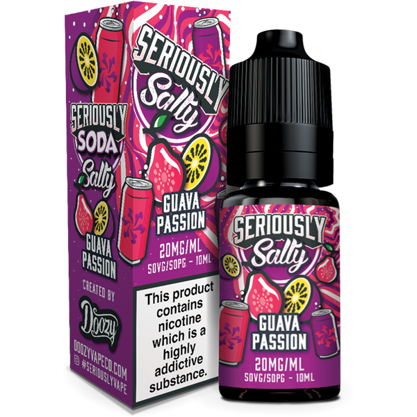 Seriously Salty Soda 10ml - Guava Passion