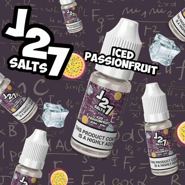 J27 Salts Iced Passionfruit 10ml