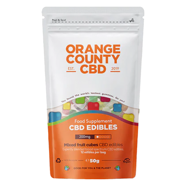 Orange County CBD Gummy Cubes Grab Bag (200mg)