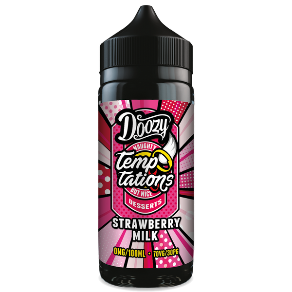 Doozy Temptations - Strawberry Milk 100ml Short-fill