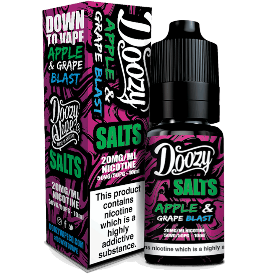 Doozy Salts Apple & Grape Blast E-Liquid 10ml