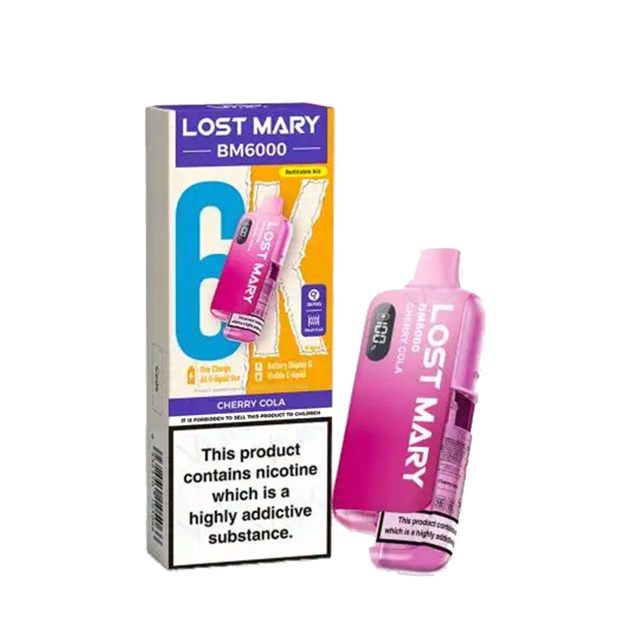 Lost Mary BM6000 Prefilled Pod Kit VuiceVapes Lost Mary BM6000 Prefilled Pod Kit VuiceVapes