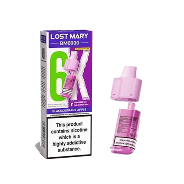 Lost Mary BM6000 Prefilled Pod + Refill Container