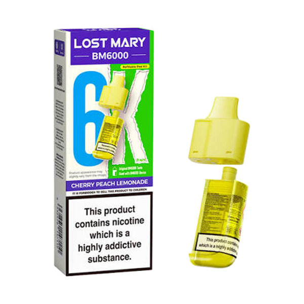 Lost Mary BM6000 Prefilled Pod + Refill Container