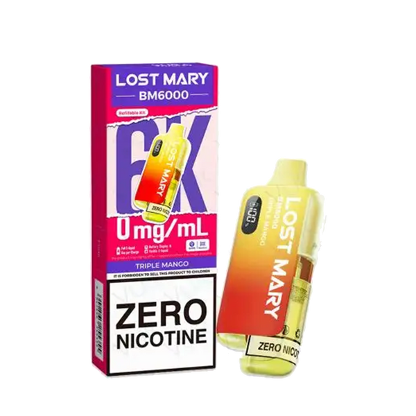 Lost Mary BM6000 Zero Nicotine Prefilled Pod Kit