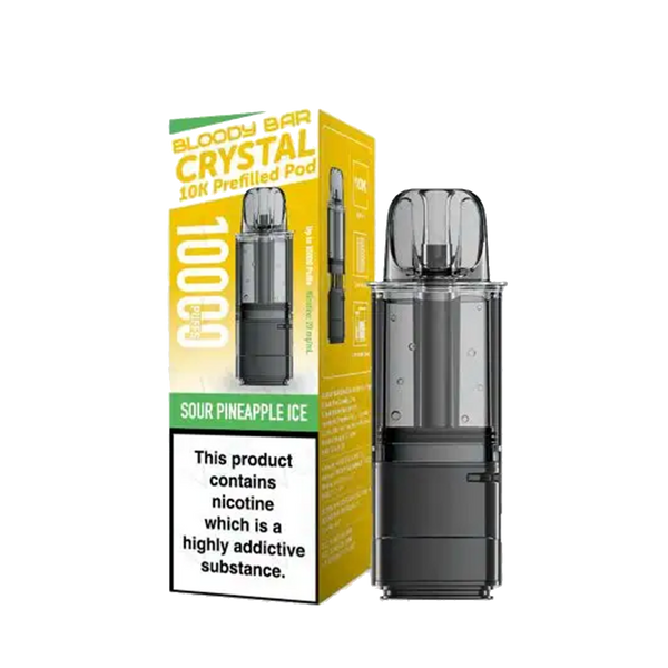 Bloody Bar Crystal 10K Prefilled Pod + Refill Container