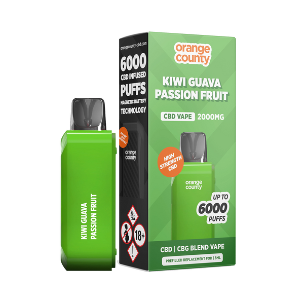 Orange County 2000mg CBD/CBG Replacement Pod