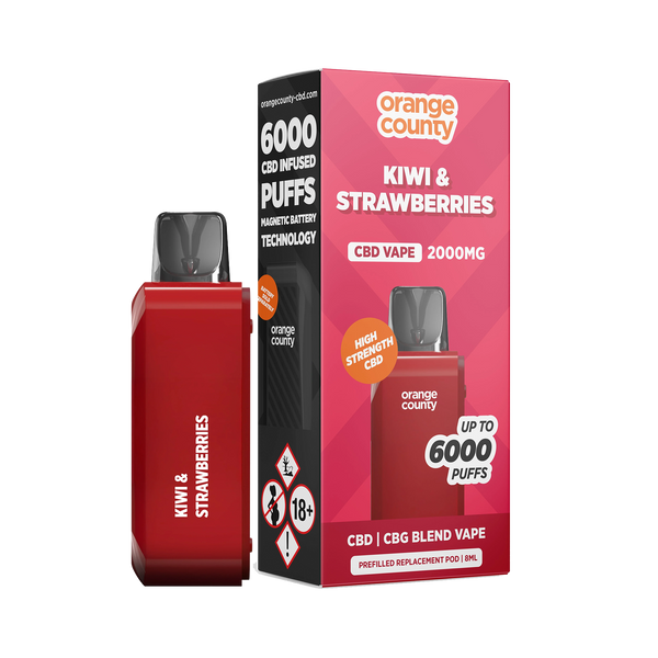 Orange County 2000mg CBD/CBG Replacement Pod