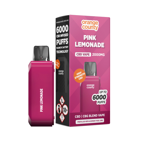 Orange County 2000mg CBD/CBG Replacement Pod