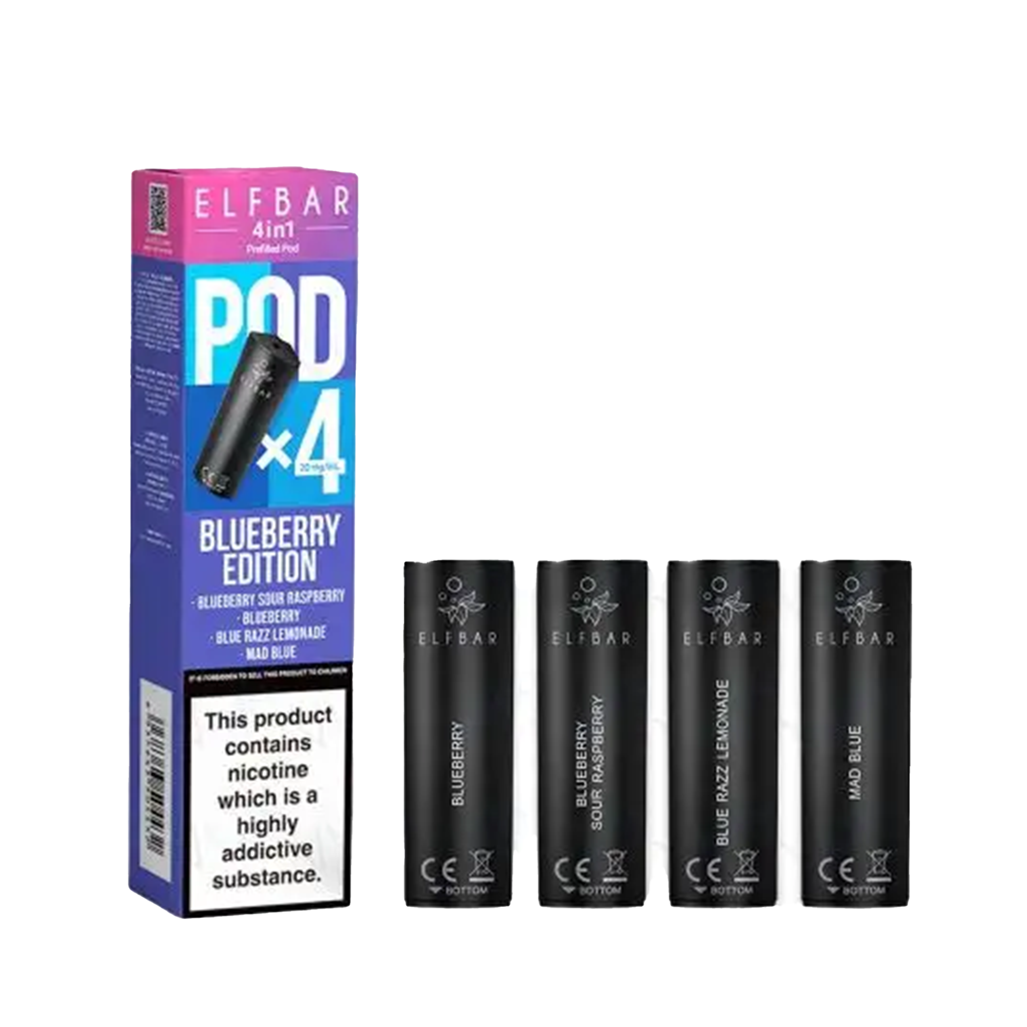 Elf Bar 4-in-1 Multi Flavour Edition Prefilled Pods VuiceVapes Elf Bar 4-in-1 Multi Flavour Edition Prefilled Pods VuiceVapes