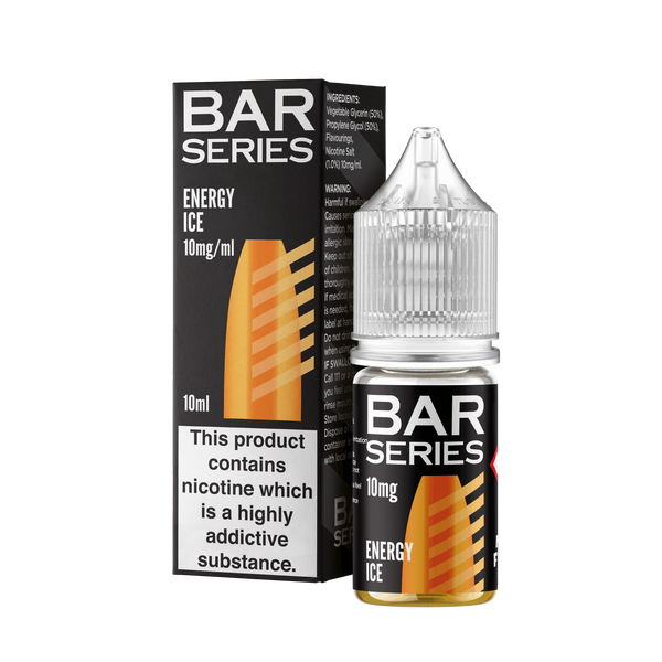 Bar Series Nic Salts 10ml E-Liquid - Energy Ice