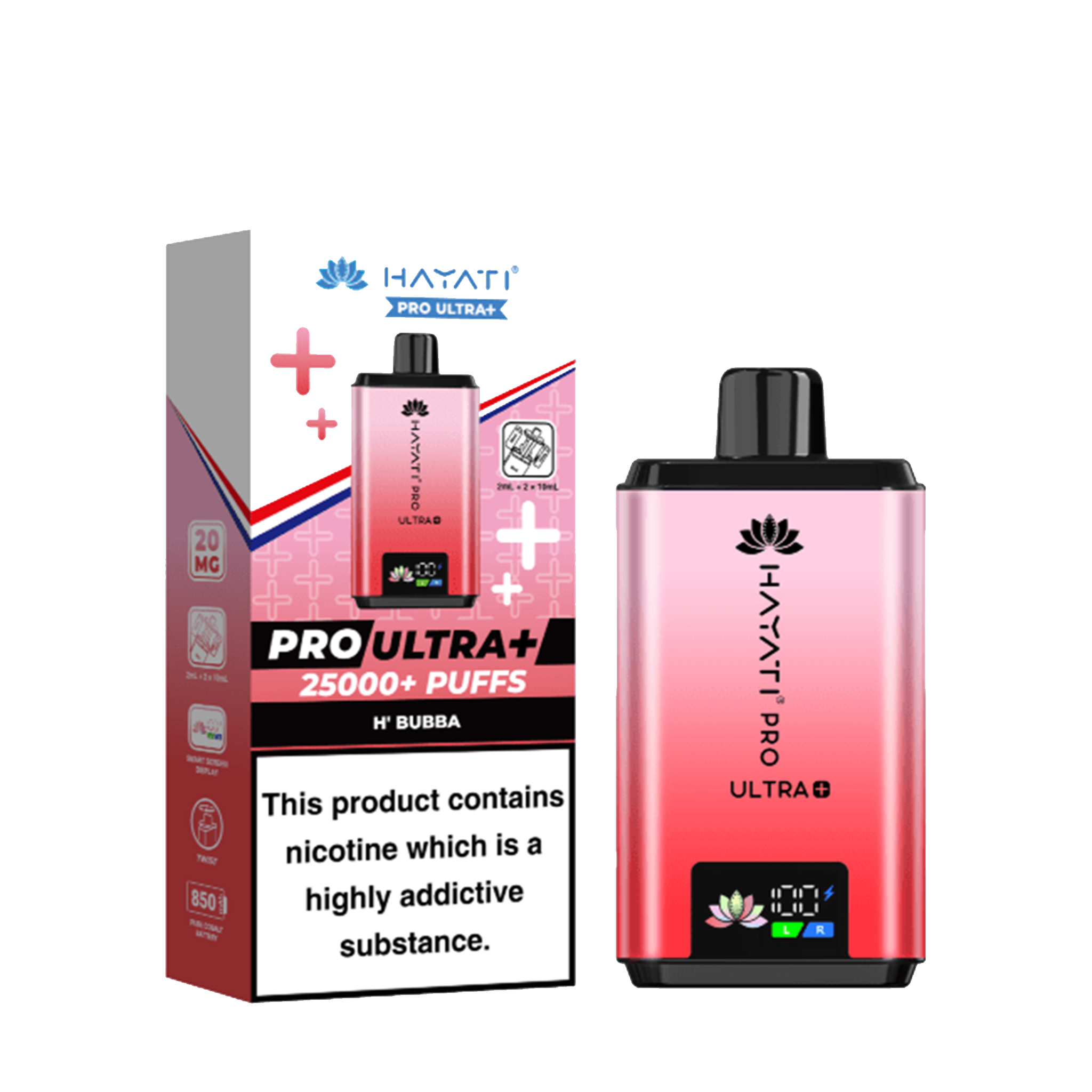 Hayati Pro Ultra Plus 25000 Prefilled Kit VuiceVapes Hayati Pro Ultra Plus 25000 Prefilled Kit VuiceVapes