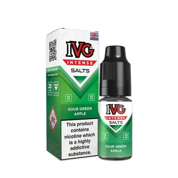 IVG Intense Salts Sour Green Apple Nic Salt