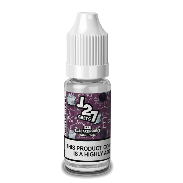 J27 Salts Iced Blackcurrant 10ml