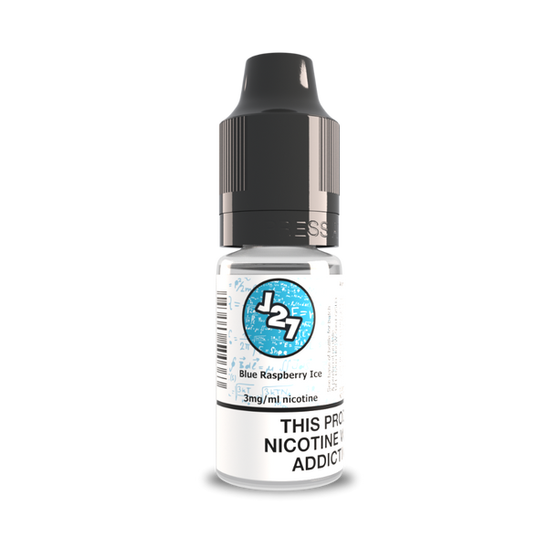 J27 50/50 Blue Raspberry Ice 10ml