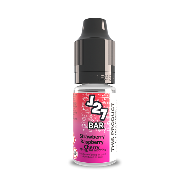 J27 Bar Salts Strawberry Raspberry Cherry Ice 10ml