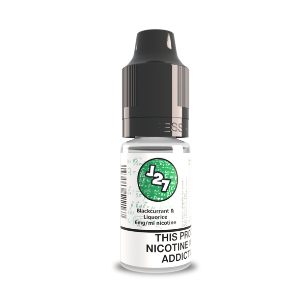 J27 50/50 Blackcurrant & Liquorice 10ml