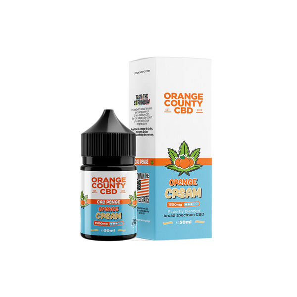 Orange County CBD Orange Cream CBD E-Liquid (50ml) 1500mg/2500mg