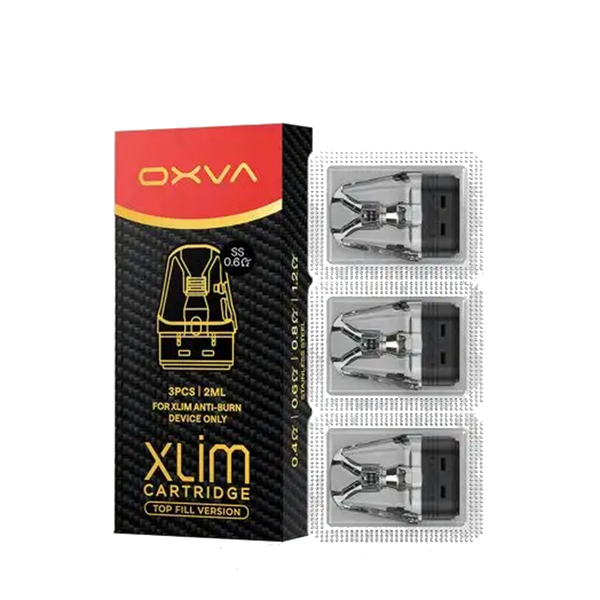 Oxva Xlim V3 Stainless Steel 0.6ohm Replacement Pods - PRICE PER POD