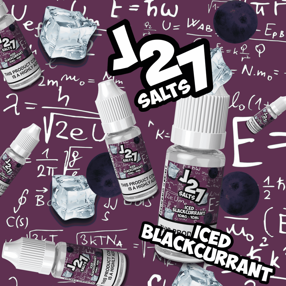 J27 Salts Iced Blackcurrant 10ml