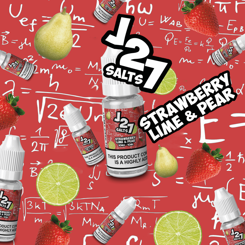 J27 Salts Strawberry Lime & Pear 10ml