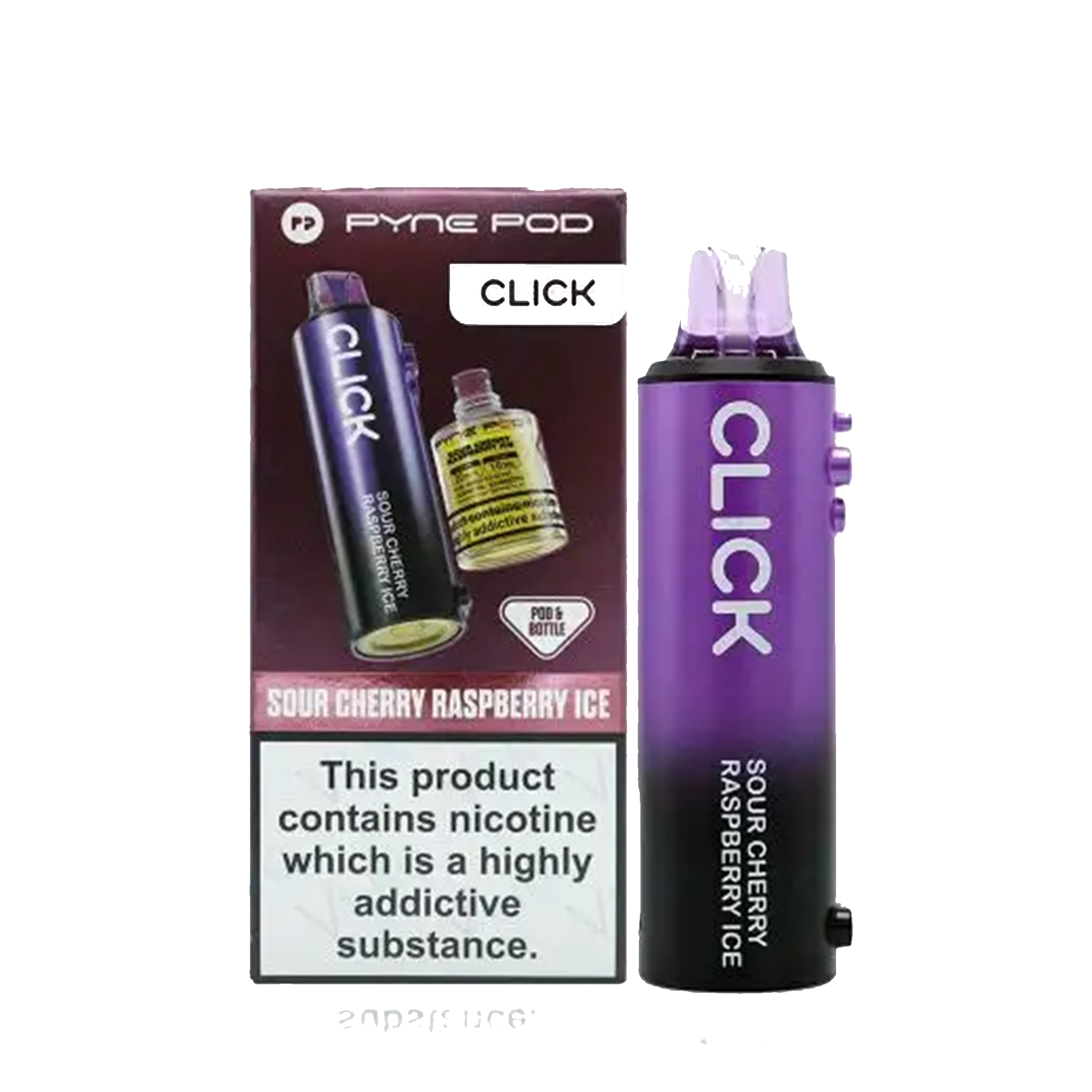 Pyne Pod Click Prefilled Pod + Refill Container VuiceVapes Pyne Pod Click Prefilled Pod + Refill Container VuiceVapes