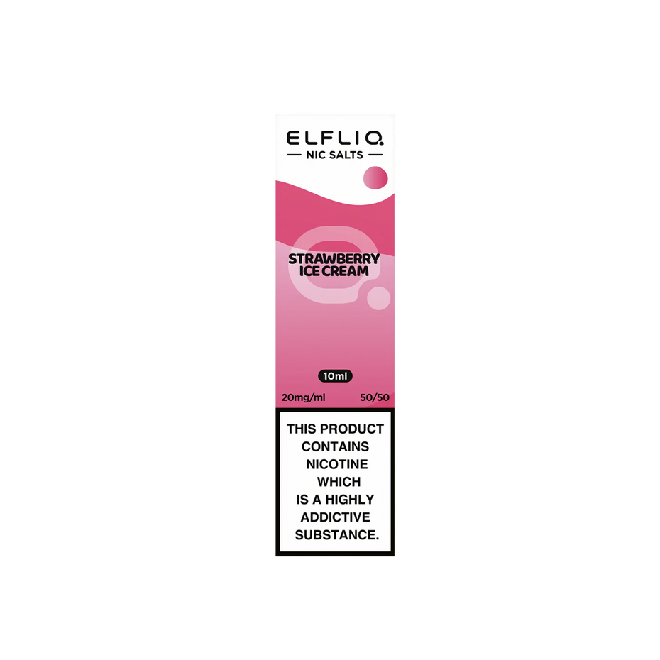 Elf Bar ElfLiq Strawberry Ice Cream Nic Salt E-Liquid