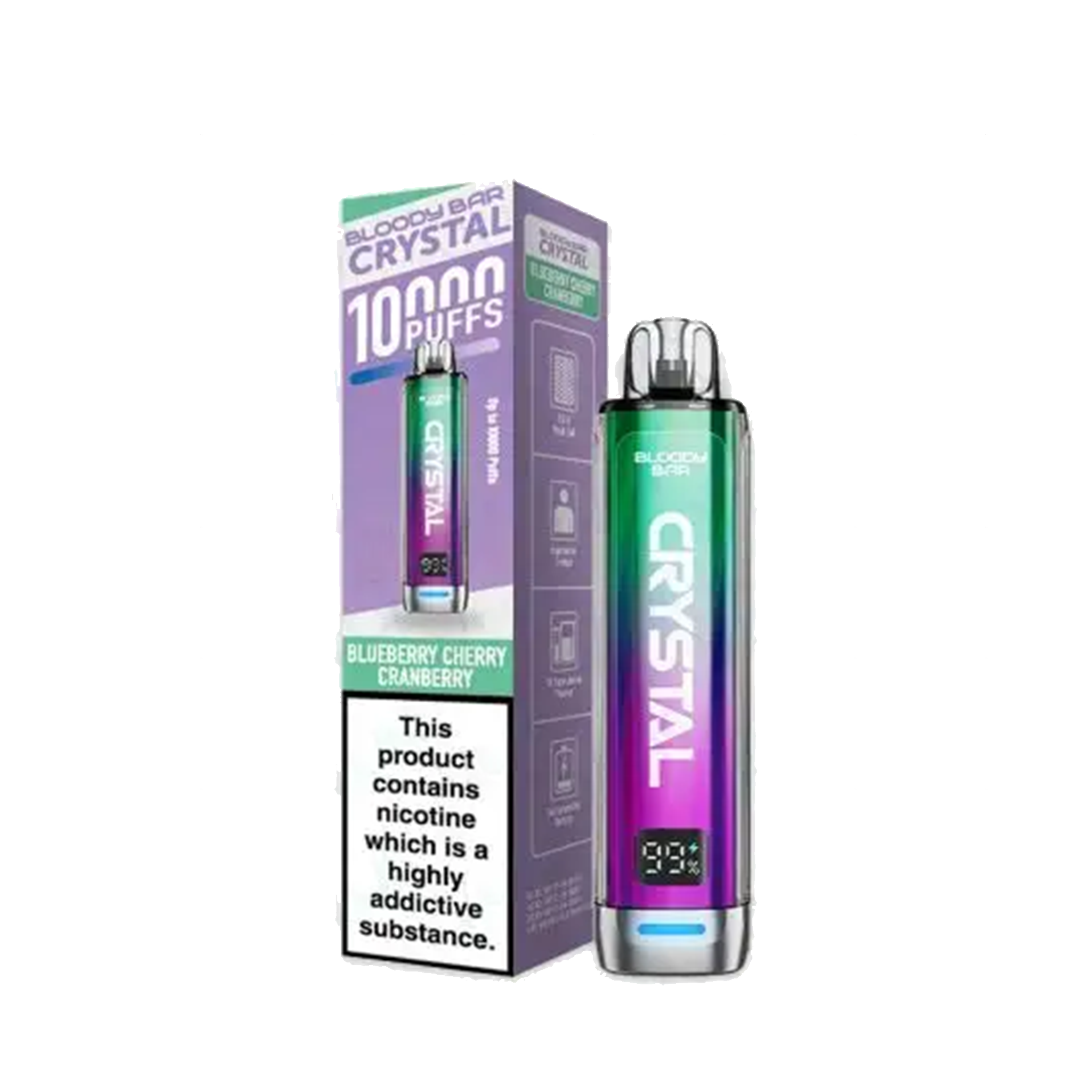 Bloody Bar Crystal 10K Prefilled Pod Vape Kit VuiceVapes Bloody Bar Crystal 10K Prefilled Pod Vape Kit VuiceVapes