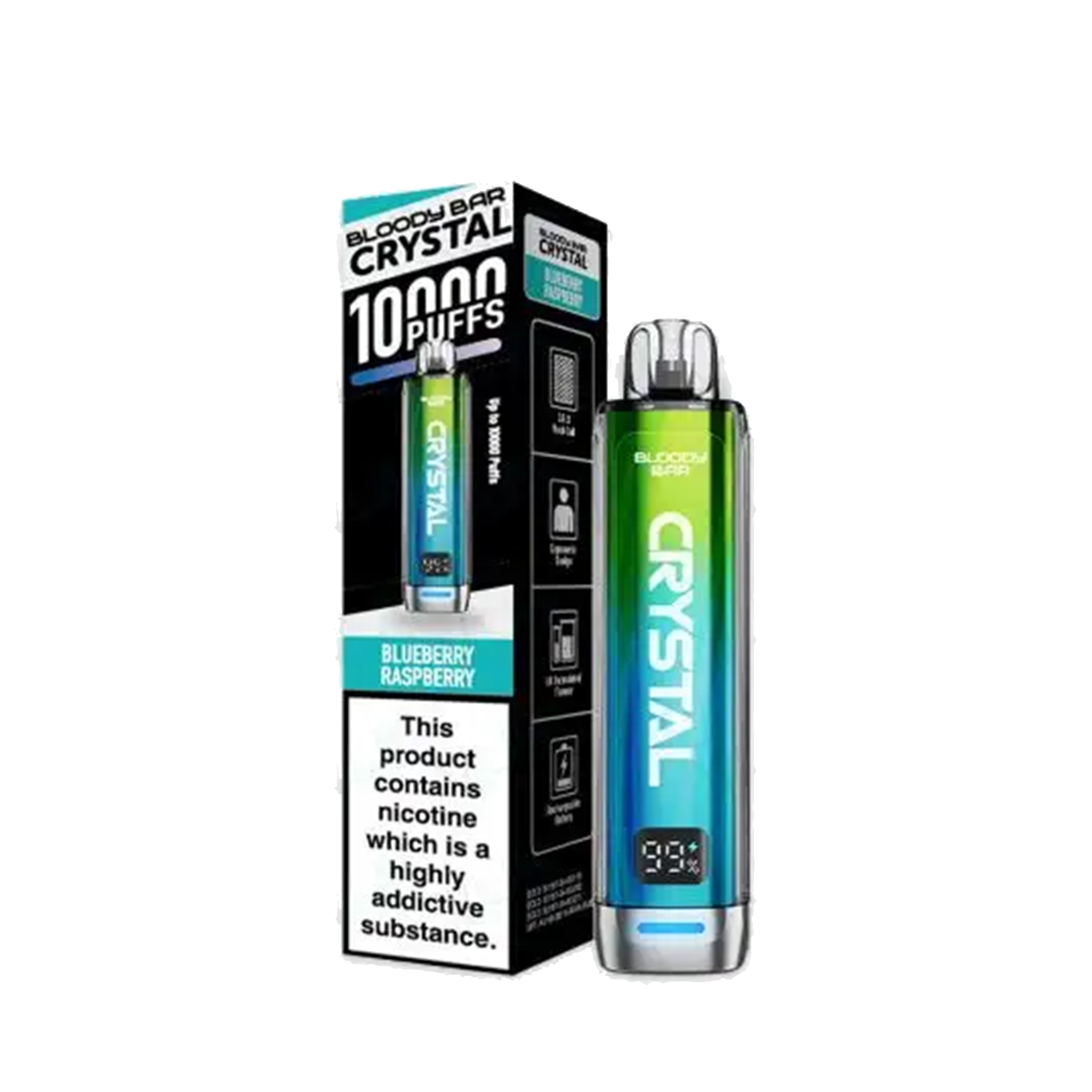 Bloody Bar Crystal 10K Prefilled Pod Vape Kit VuiceVapes Bloody Bar Crystal 10K Prefilled Pod Vape Kit VuiceVapes