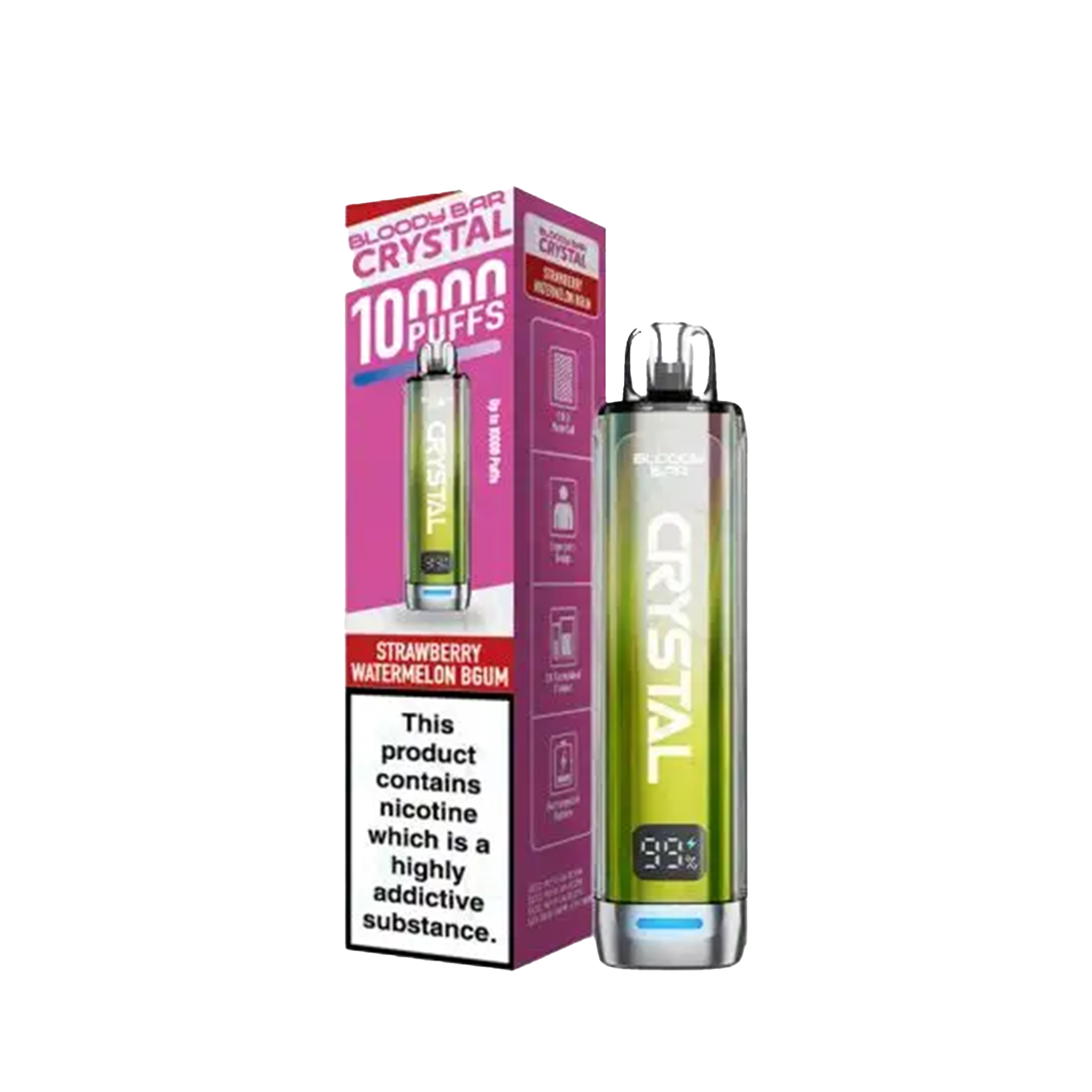 Bloody Bar Crystal 10K Prefilled Pod Vape Kit VuiceVapes Bloody Bar Crystal 10K Prefilled Pod Vape Kit VuiceVapes