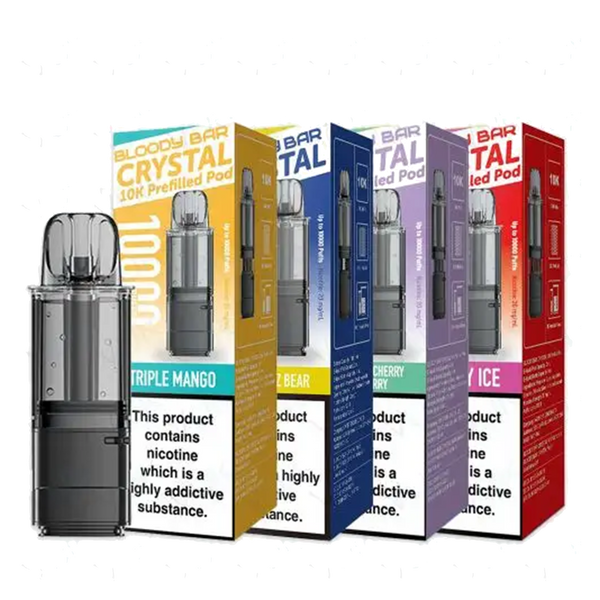Bloody Bar Crystal 10K Prefilled Pod + Refill Container
