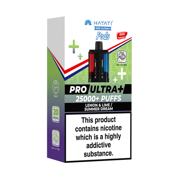 Hayati Pro Ultra Plus 25000 Prefilled Pod + Refill Containers
