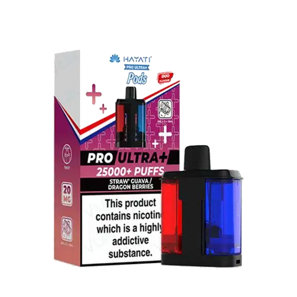 Hayati Pro Ultra Plus 25000 Prefilled Pod + Refill Containers