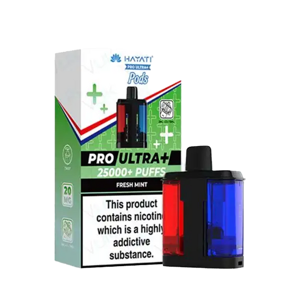 Hayati Pro Ultra Plus 25000 Prefilled Pod + Refill Containers