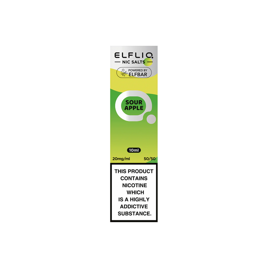 Elf Bar ElfLiq Sour Apple Nic Salt E-Liquid