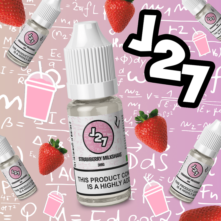 Strawberry Milkshake - J27 50/50 10ml
