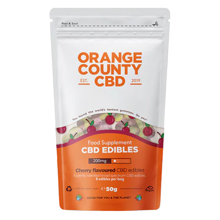 Orange County CBD Gummy Cherries Grab Bag (200mg)